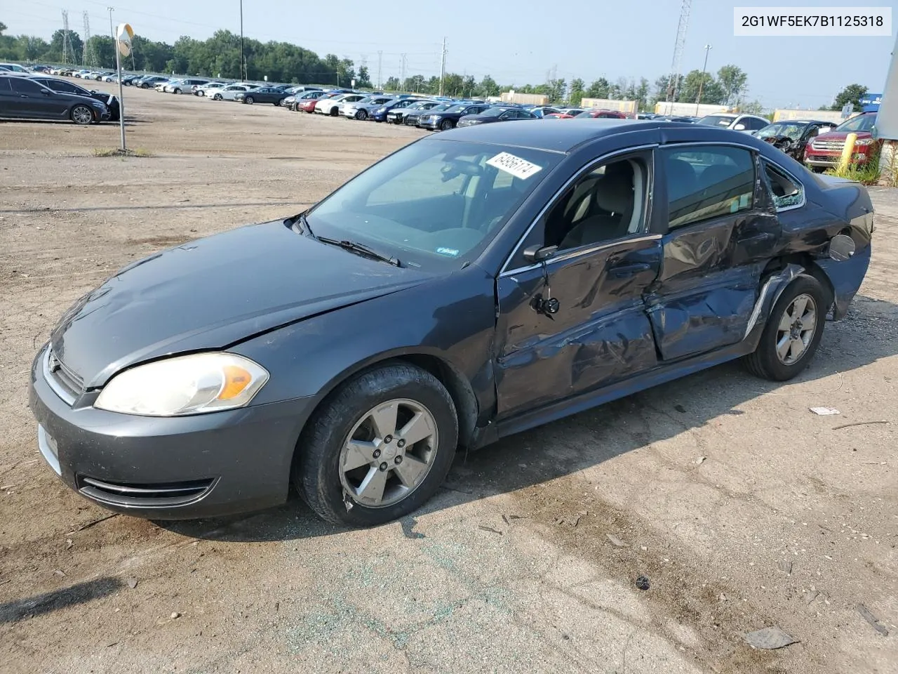 2011 Chevrolet Impala Ls VIN: 2G1WF5EK7B1125318 Lot: 64956174