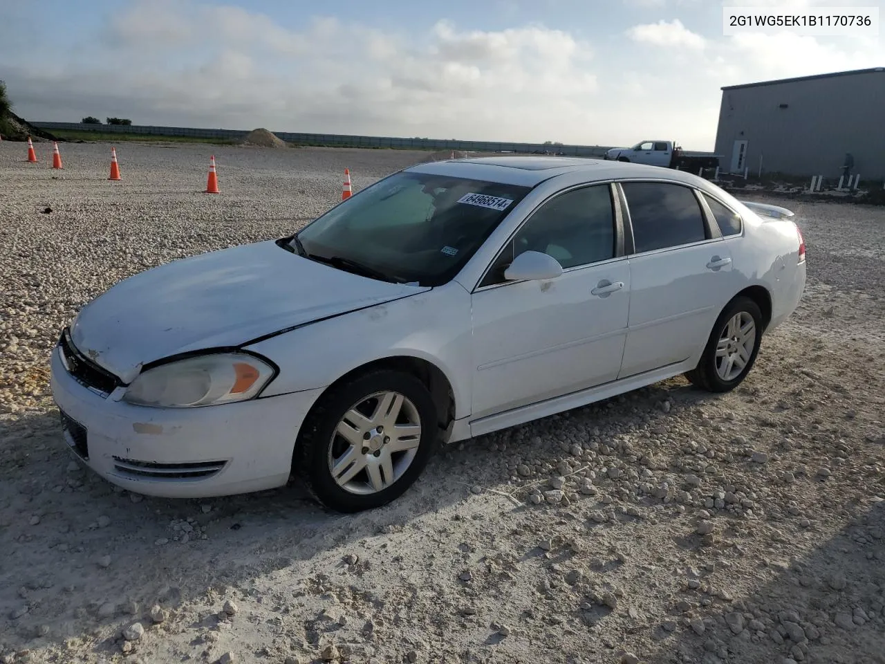 2G1WG5EK1B1170736 2011 Chevrolet Impala Lt