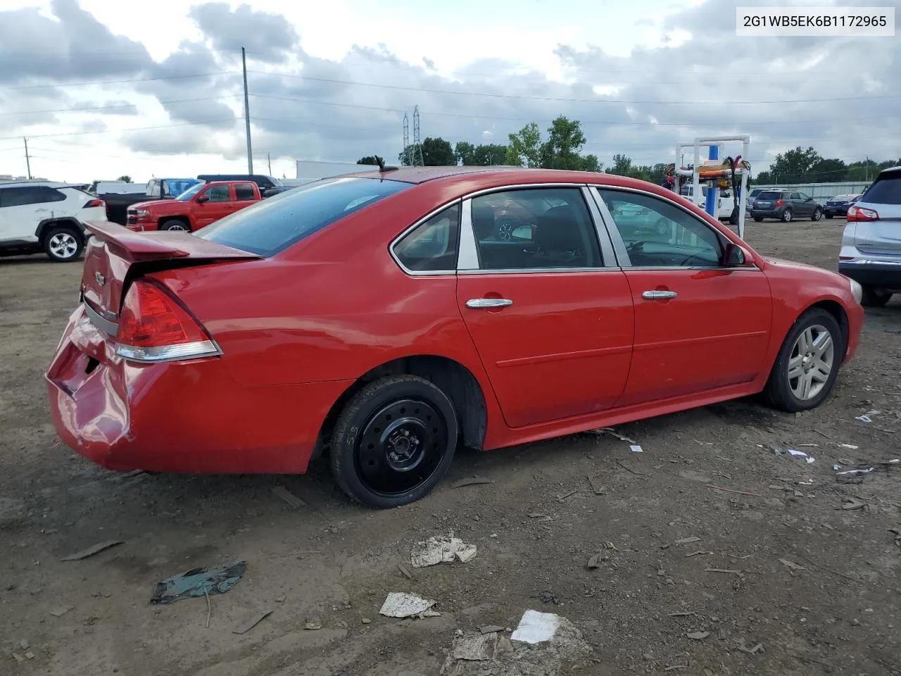 2011 Chevrolet Impala Lt VIN: 2G1WB5EK6B1172965 Lot: 65229264