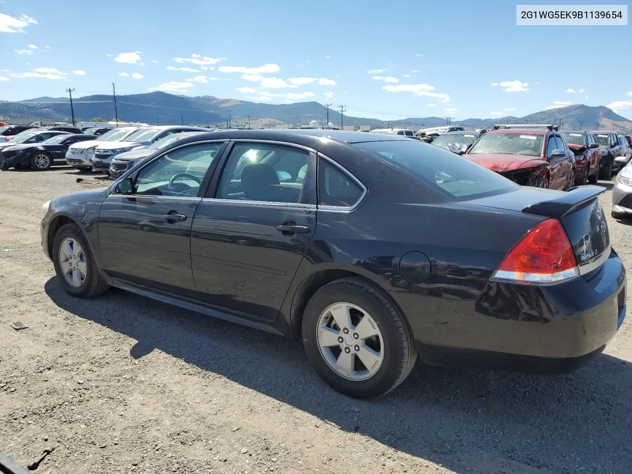 2011 Chevrolet Impala Lt VIN: 2G1WG5EK9B1139654 Lot: 65658054