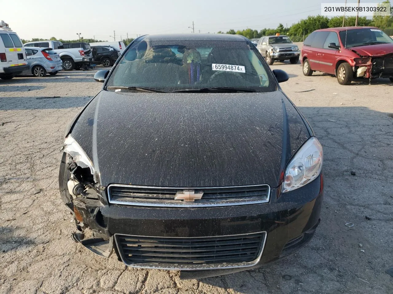 2G1WB5EK9B1303922 2011 Chevrolet Impala Lt