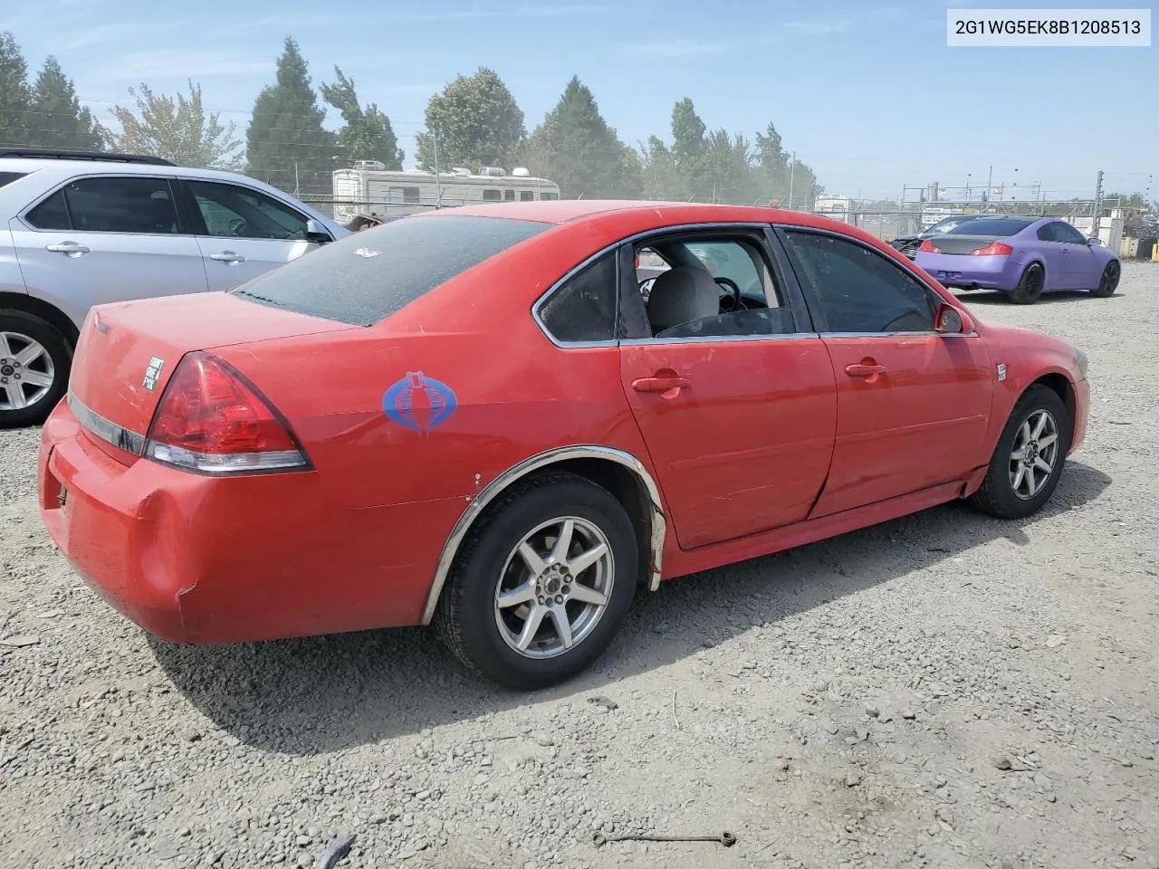 2011 Chevrolet Impala Lt VIN: 2G1WG5EK8B1208513 Lot: 66060364