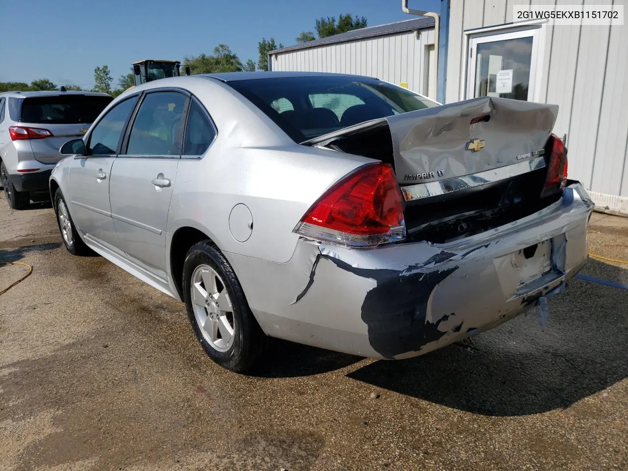 2011 Chevrolet Impala Lt VIN: 2G1WG5EKXB1151702 Lot: 66980714