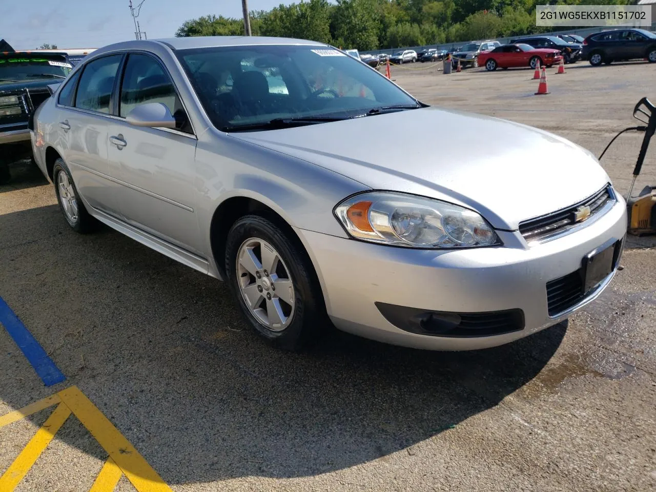 2011 Chevrolet Impala Lt VIN: 2G1WG5EKXB1151702 Lot: 66980714