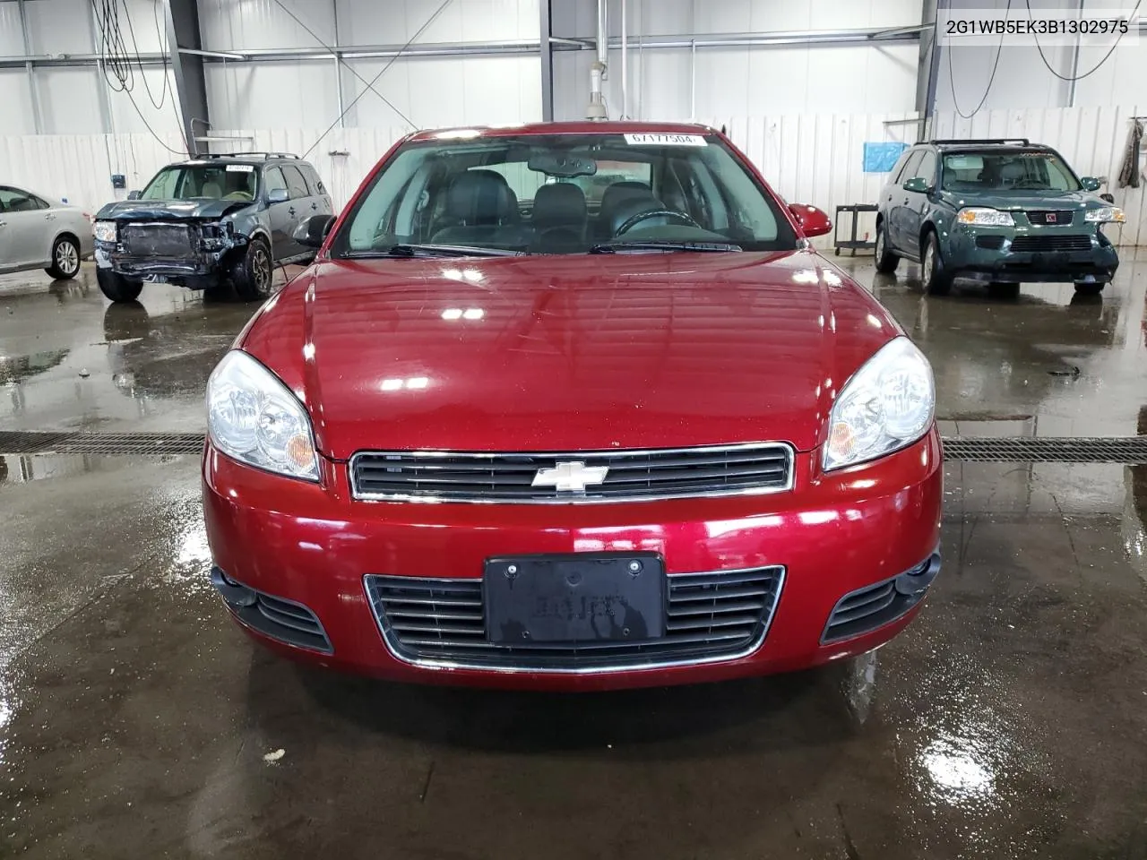 2011 Chevrolet Impala Lt VIN: 2G1WB5EK3B1302975 Lot: 67177504