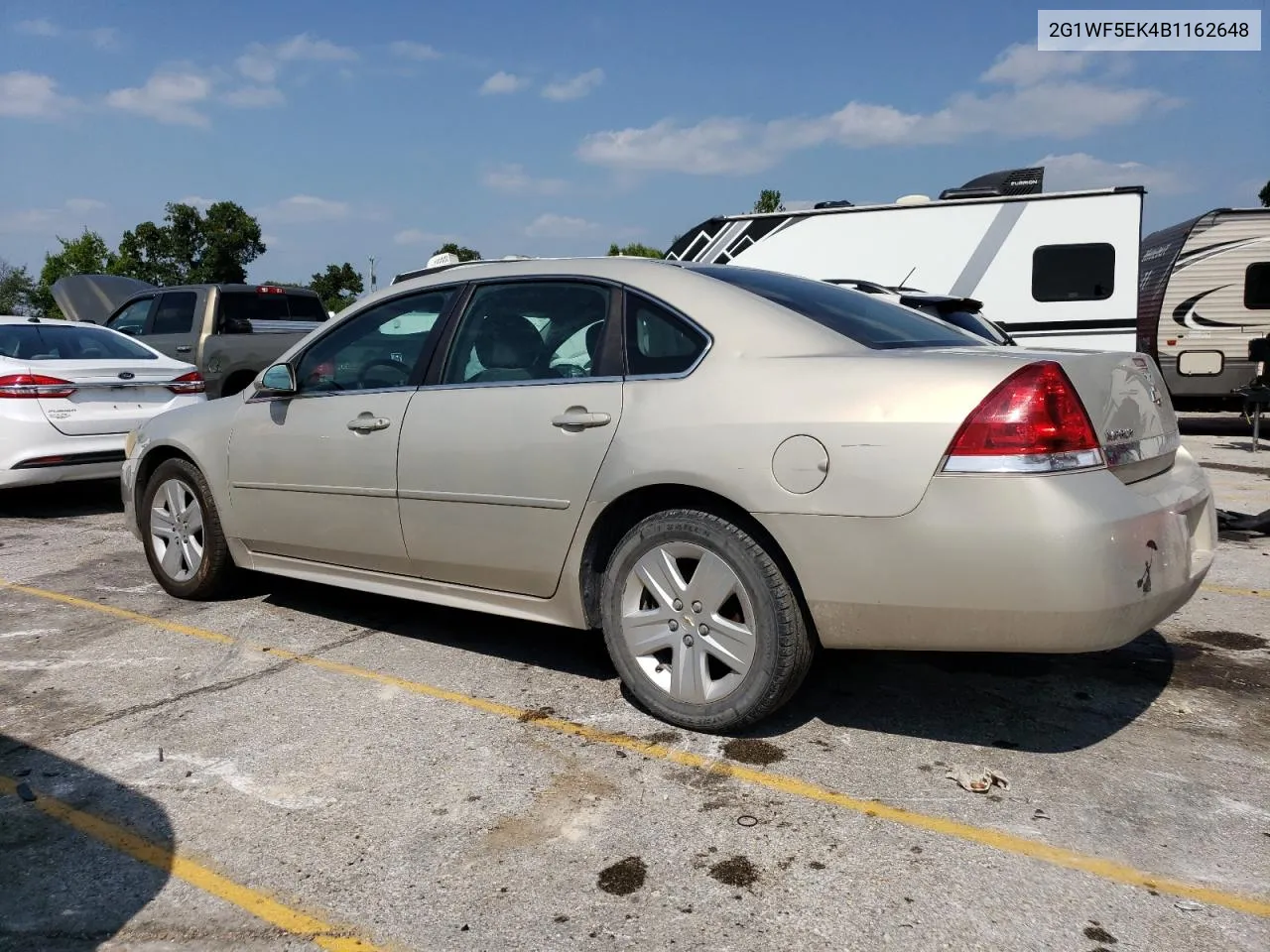 2011 Chevrolet Impala Ls VIN: 2G1WF5EK4B1162648 Lot: 67783604