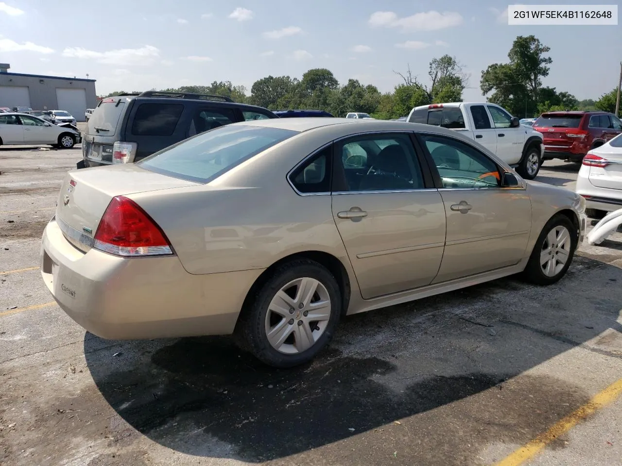 2011 Chevrolet Impala Ls VIN: 2G1WF5EK4B1162648 Lot: 67783604