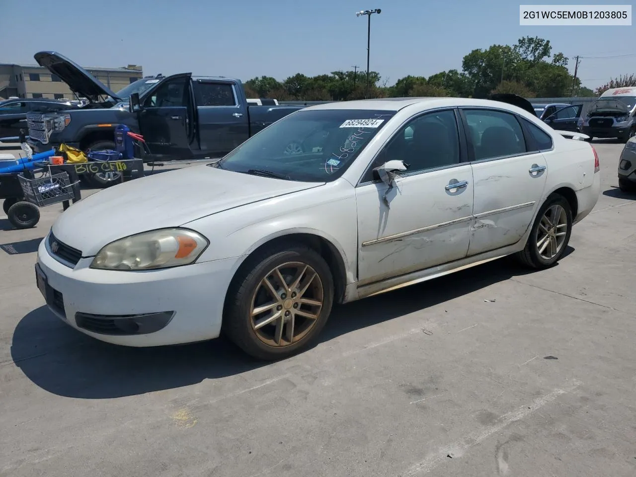 2011 Chevrolet Impala Ltz VIN: 2G1WC5EM0B1203805 Lot: 68294924