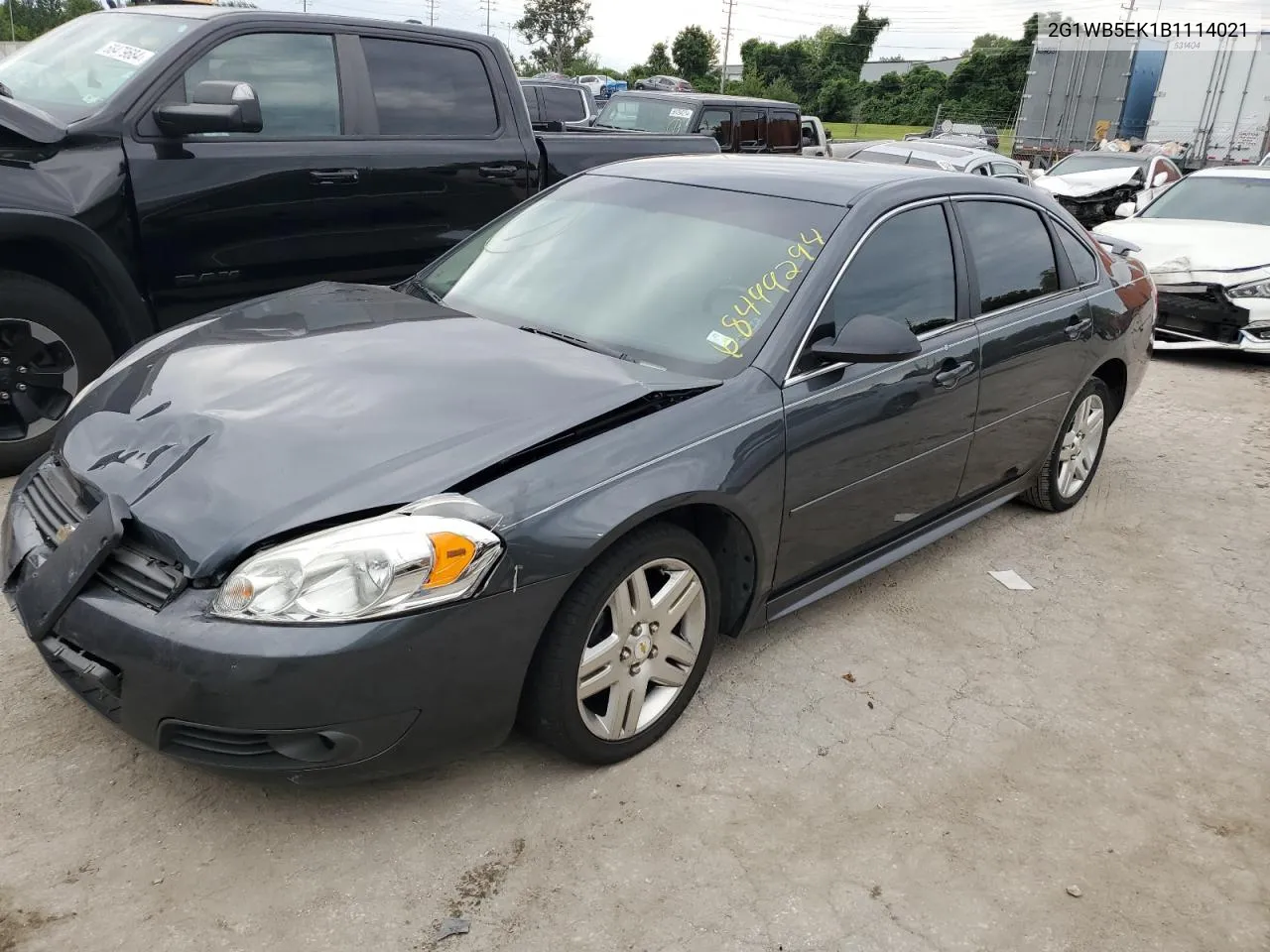 2G1WB5EK1B1114021 2011 Chevrolet Impala Lt