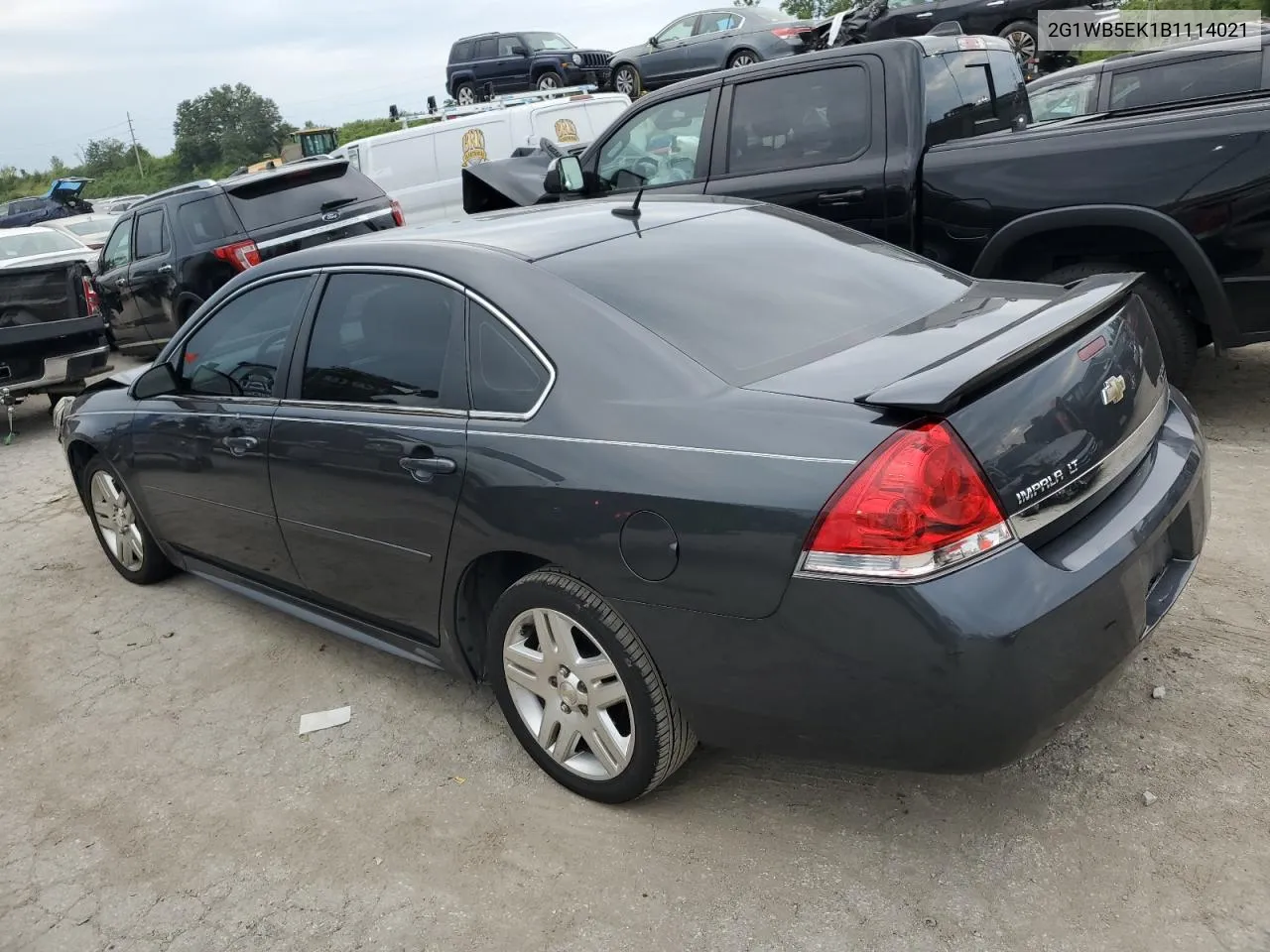 2011 Chevrolet Impala Lt VIN: 2G1WB5EK1B1114021 Lot: 68499294