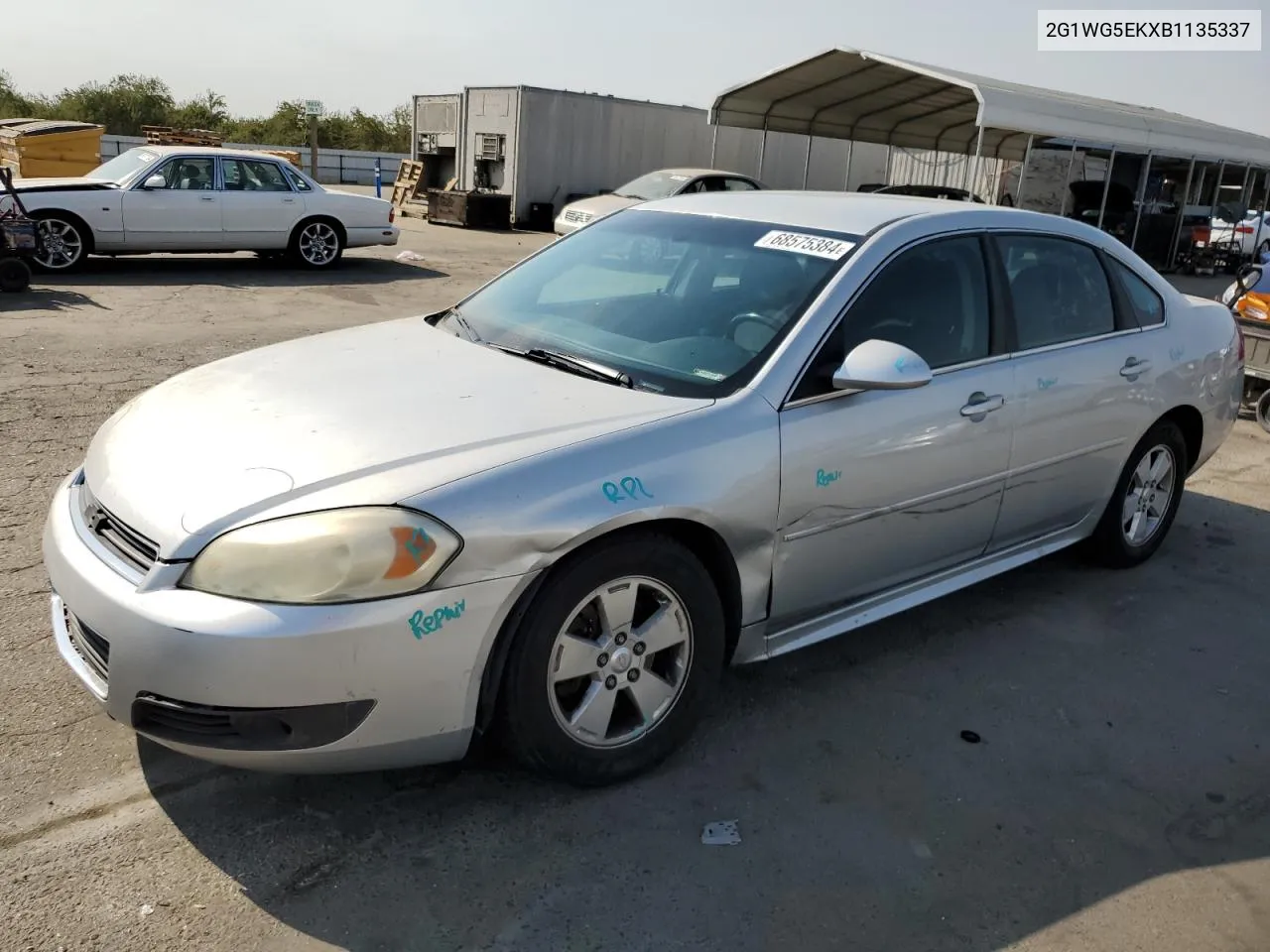 2G1WG5EKXB1135337 2011 Chevrolet Impala Lt