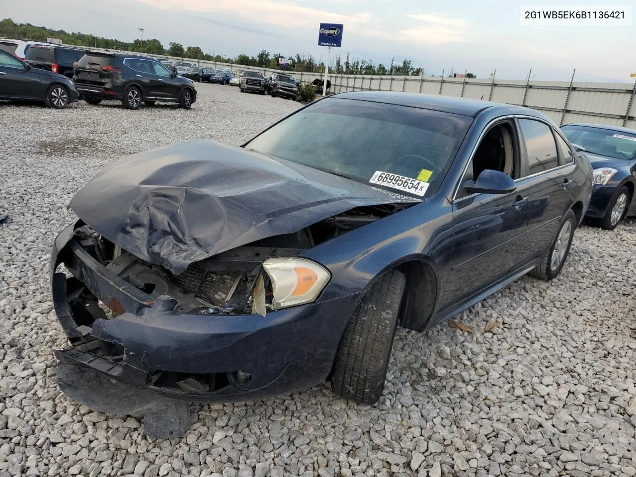 2G1WB5EK6B1136421 2011 Chevrolet Impala Lt