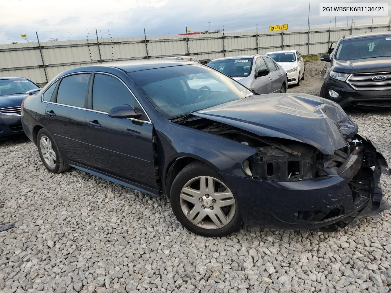 2011 Chevrolet Impala Lt VIN: 2G1WB5EK6B1136421 Lot: 68995654