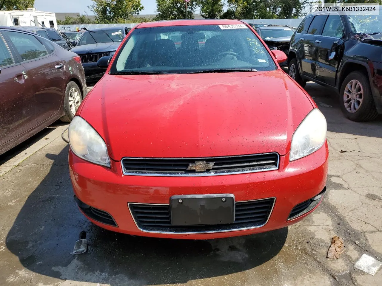 2011 Chevrolet Impala Lt VIN: 2G1WB5EK6B1332424 Lot: 69432034