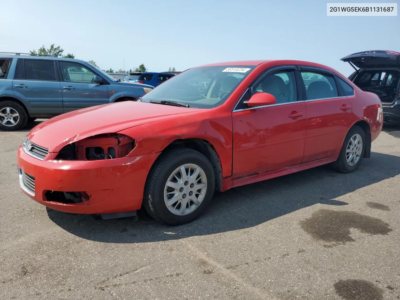 2G1WG5EK6B1131687 2011 Chevrolet Impala Lt