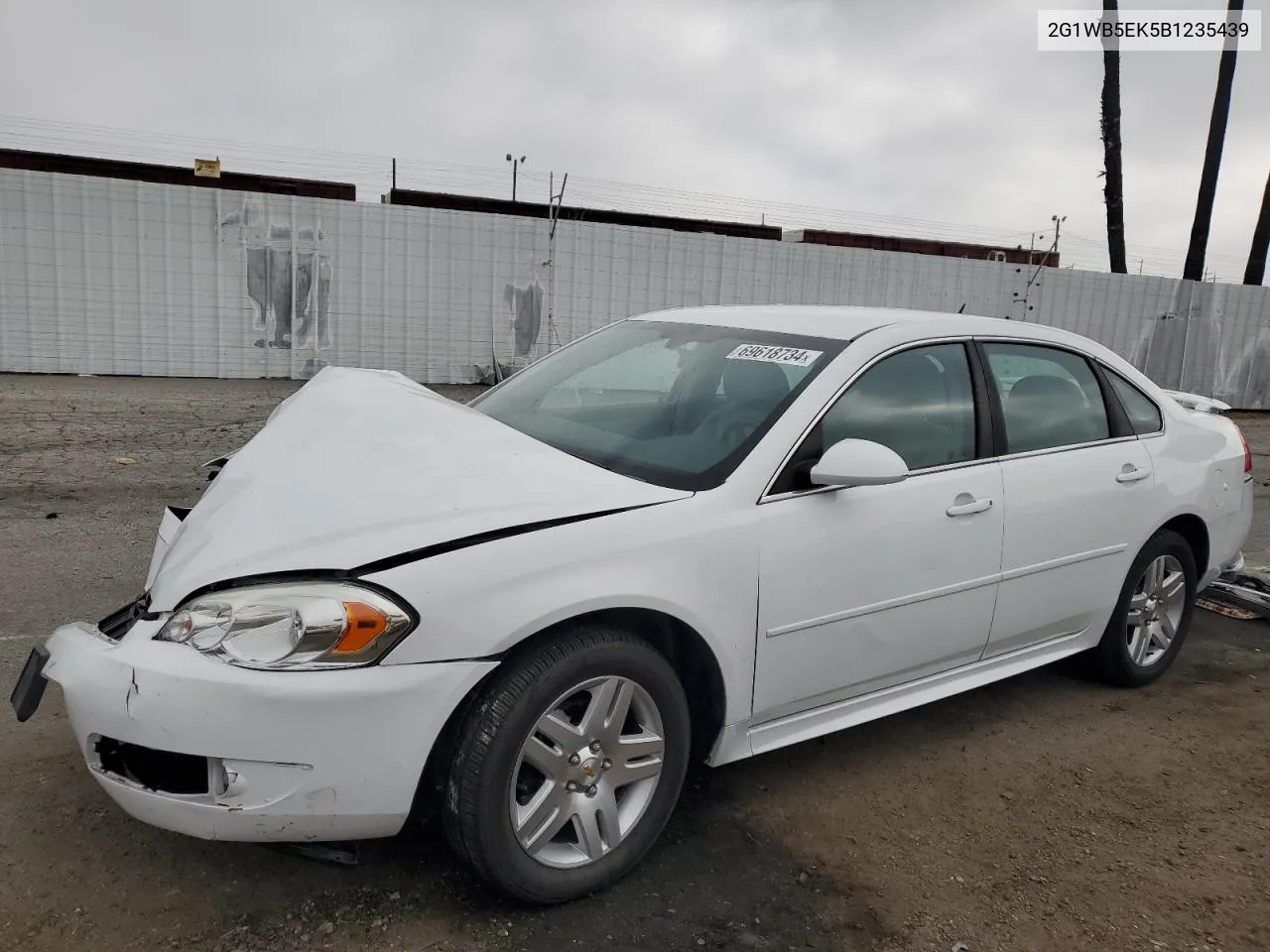 2011 Chevrolet Impala Lt VIN: 2G1WB5EK5B1235439 Lot: 69618734