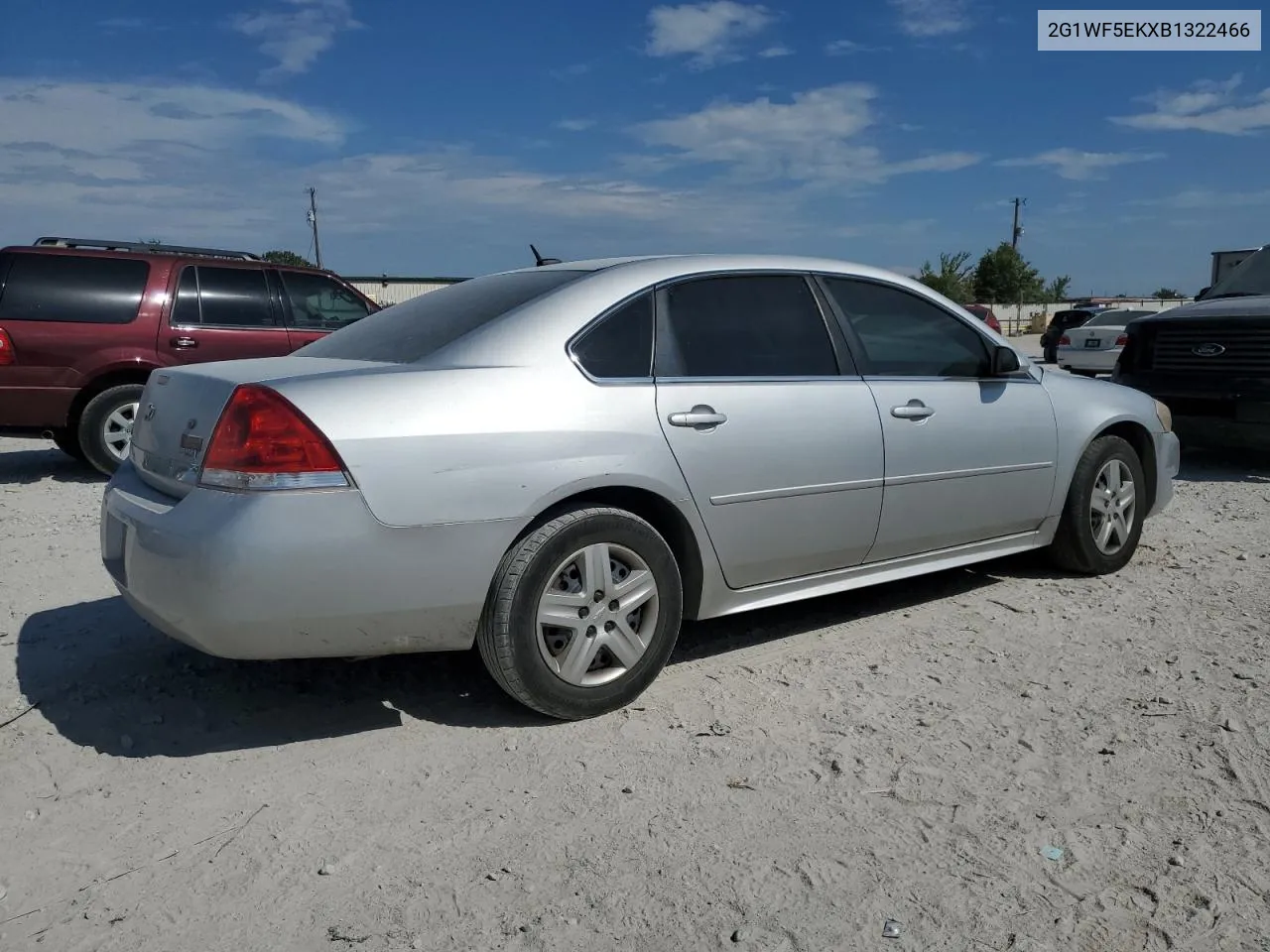 2011 Chevrolet Impala Ls VIN: 2G1WF5EKXB1322466 Lot: 69679464