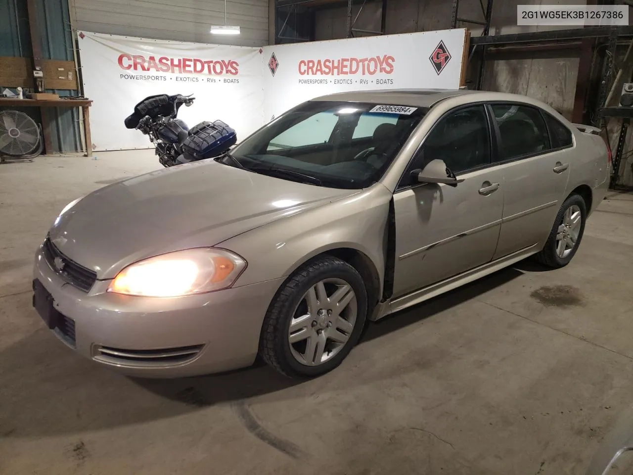 2G1WG5EK3B1267386 2011 Chevrolet Impala Lt