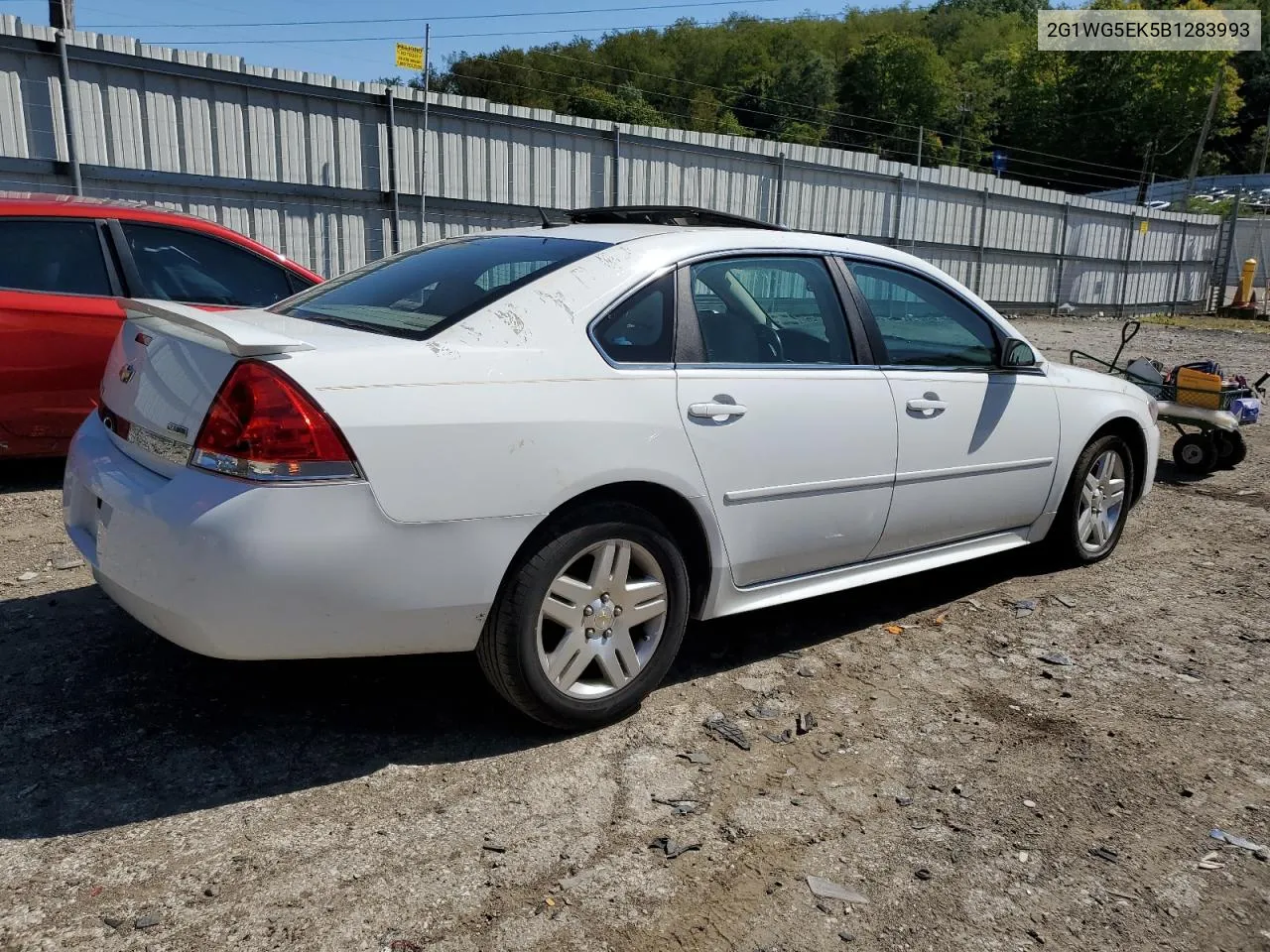 2G1WG5EK5B1283993 2011 Chevrolet Impala Lt