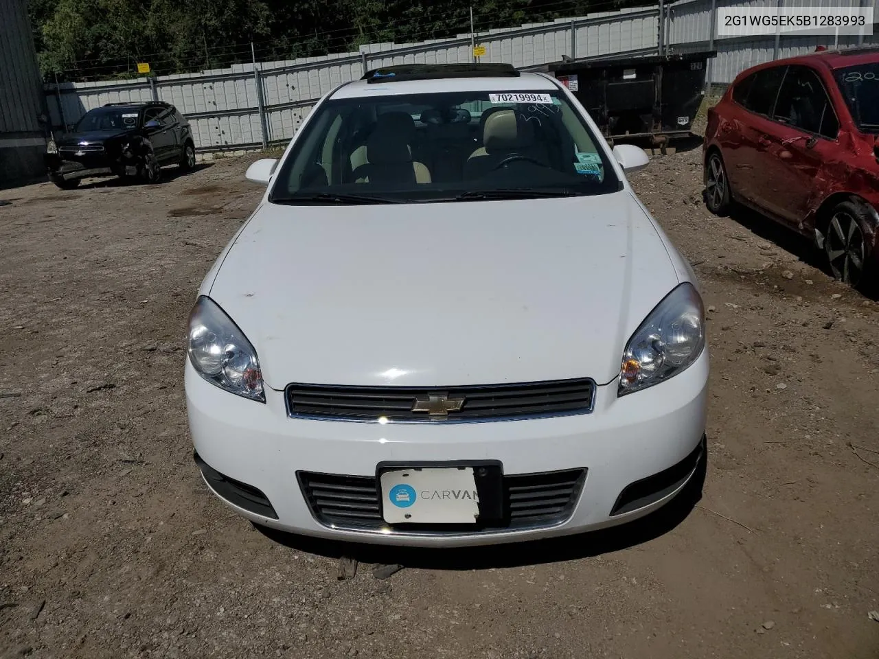 2G1WG5EK5B1283993 2011 Chevrolet Impala Lt