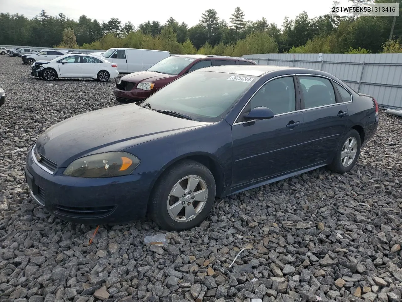 2011 Chevrolet Impala Ls VIN: 2G1WF5EK5B1313416 Lot: 70254244