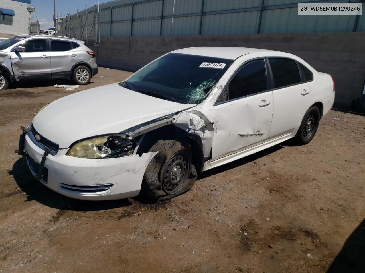 2G1WD5EM0B1290246 2011 Chevrolet Impala Police