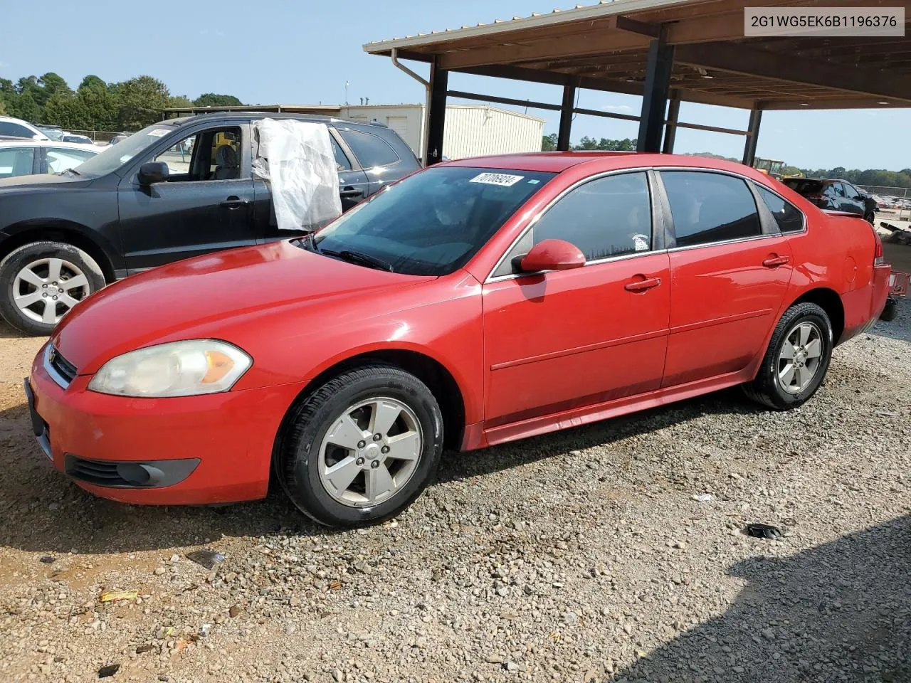 2G1WG5EK6B1196376 2011 Chevrolet Impala Lt