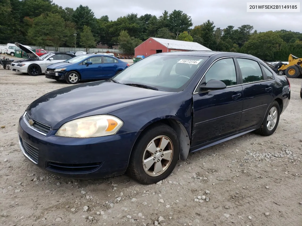 2011 Chevrolet Impala Ls VIN: 2G1WF5EK2B1149185 Lot: 71677274