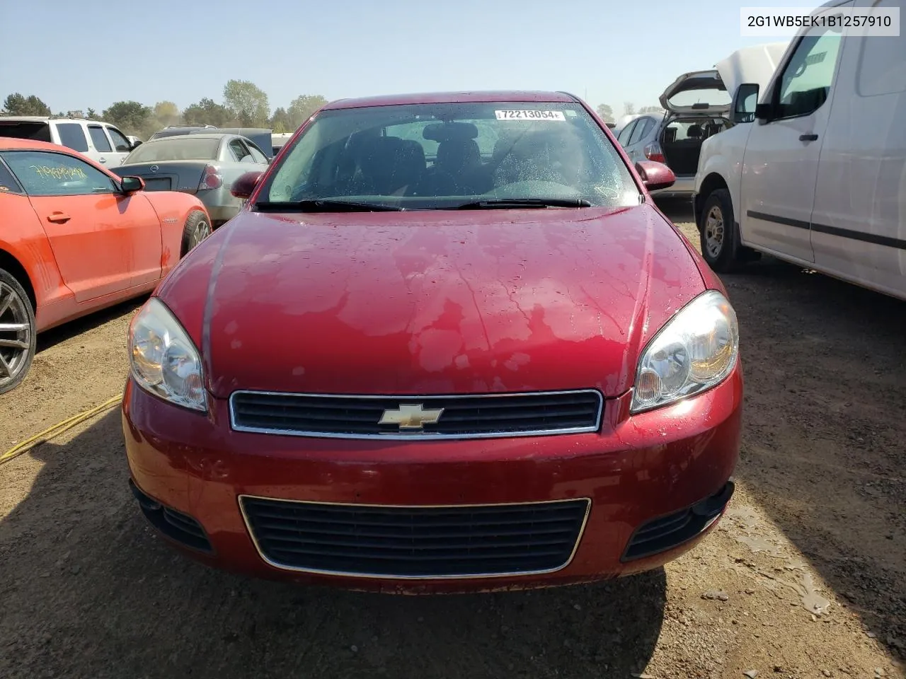 2G1WB5EK1B1257910 2011 Chevrolet Impala Lt