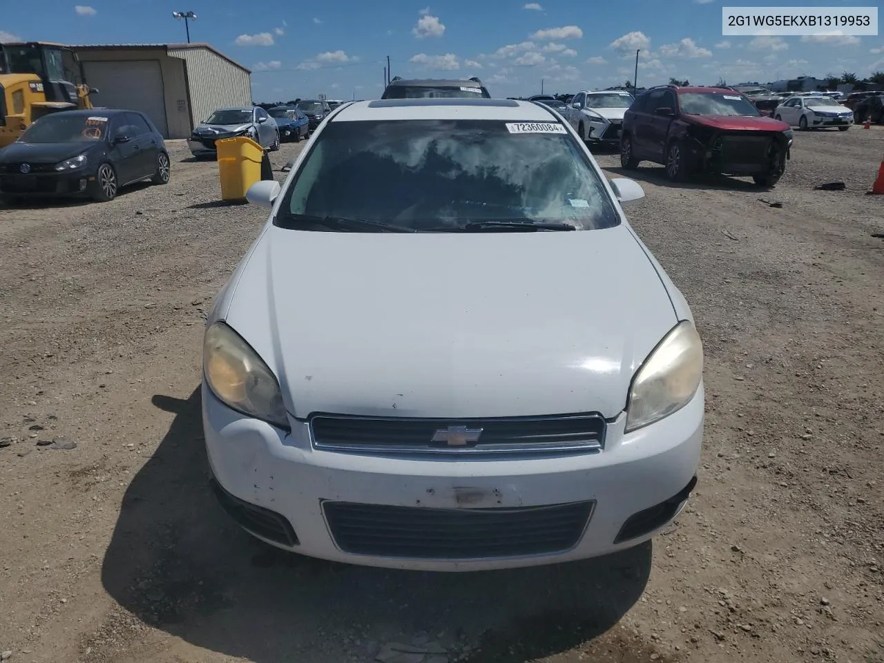 2011 Chevrolet Impala Lt VIN: 2G1WG5EKXB1319953 Lot: 72360084