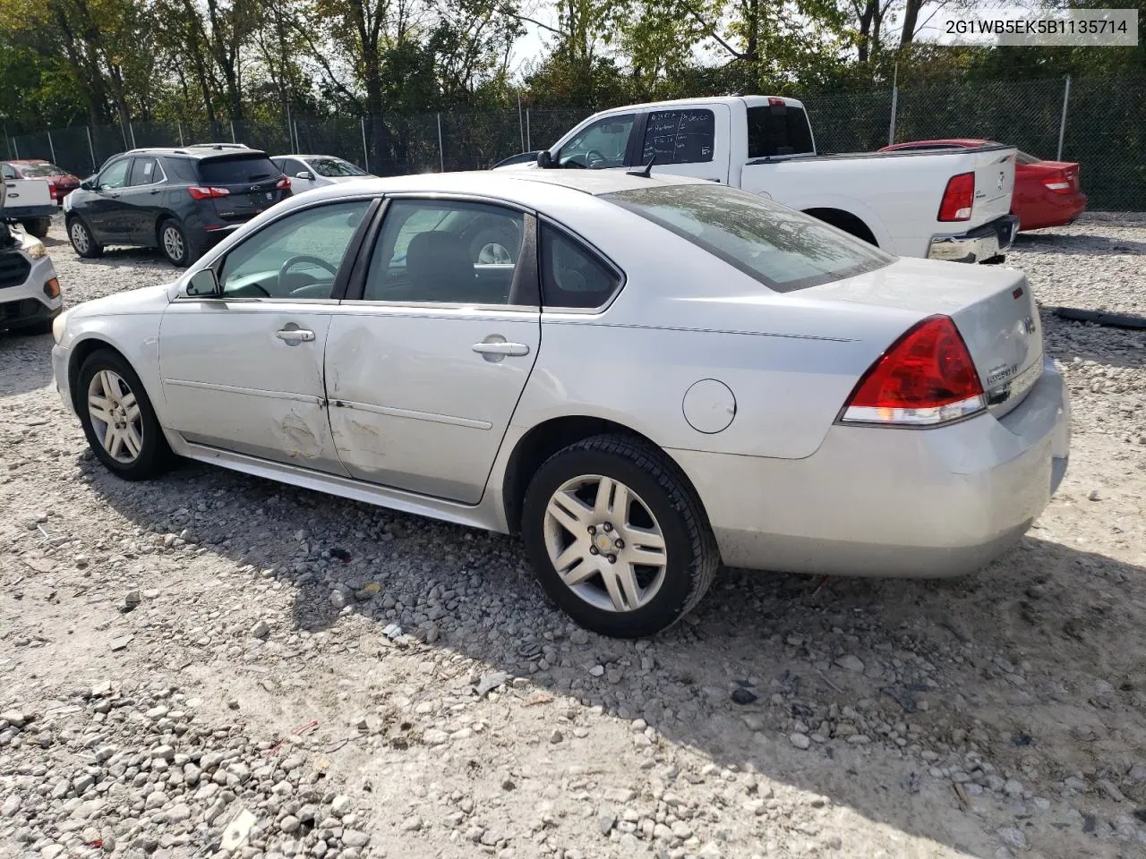 2011 Chevrolet Impala Lt VIN: 2G1WB5EK5B1135714 Lot: 73134744