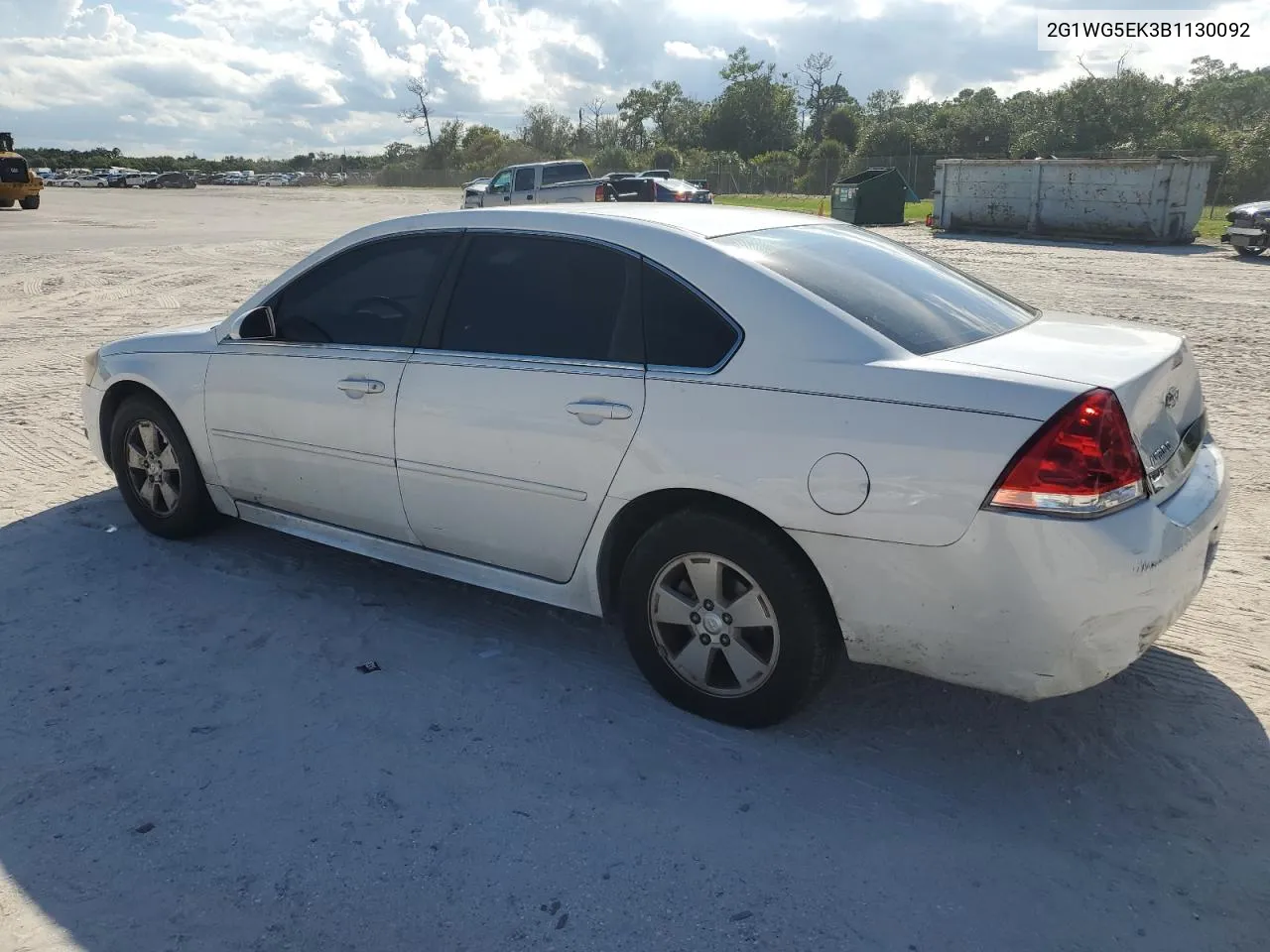 2G1WG5EK3B1130092 2011 Chevrolet Impala Lt