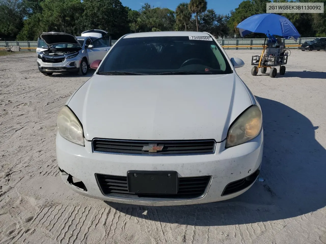 2011 Chevrolet Impala Lt VIN: 2G1WG5EK3B1130092 Lot: 73488564