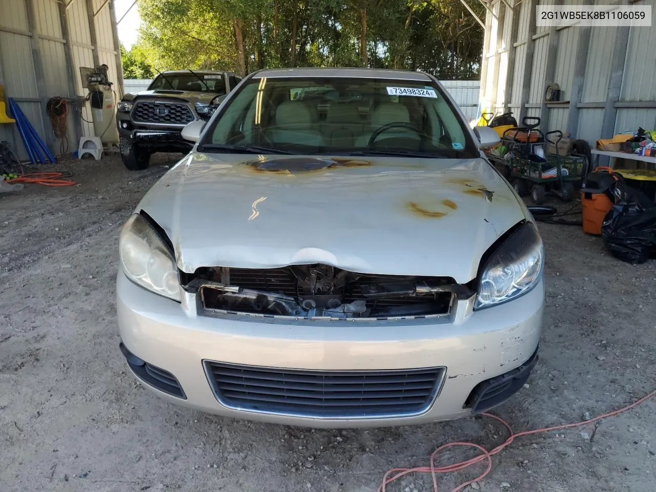 2G1WB5EK8B1106059 2011 Chevrolet Impala Lt