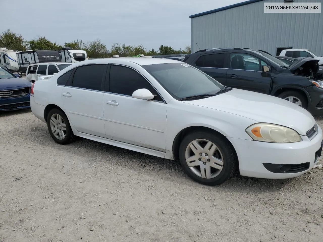 2G1WG5EKXB1260743 2011 Chevrolet Impala Lt