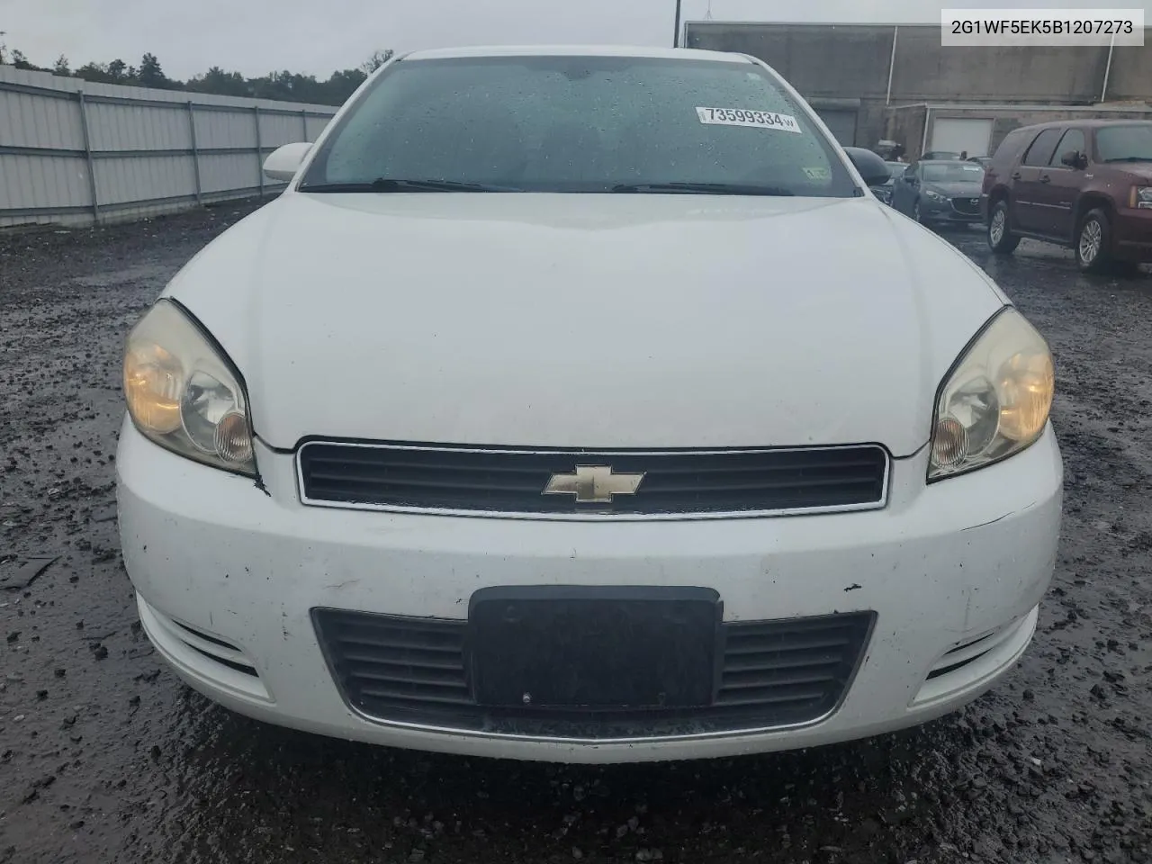 2011 Chevrolet Impala Ls VIN: 2G1WF5EK5B1207273 Lot: 73599334