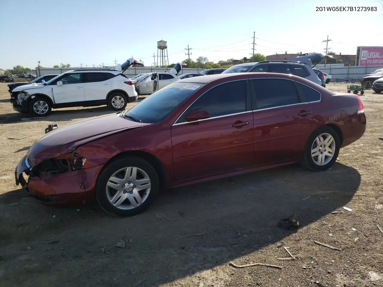 2011 Chevrolet Impala Lt VIN: 2G1WG5EK7B1273983 Lot: 73638614