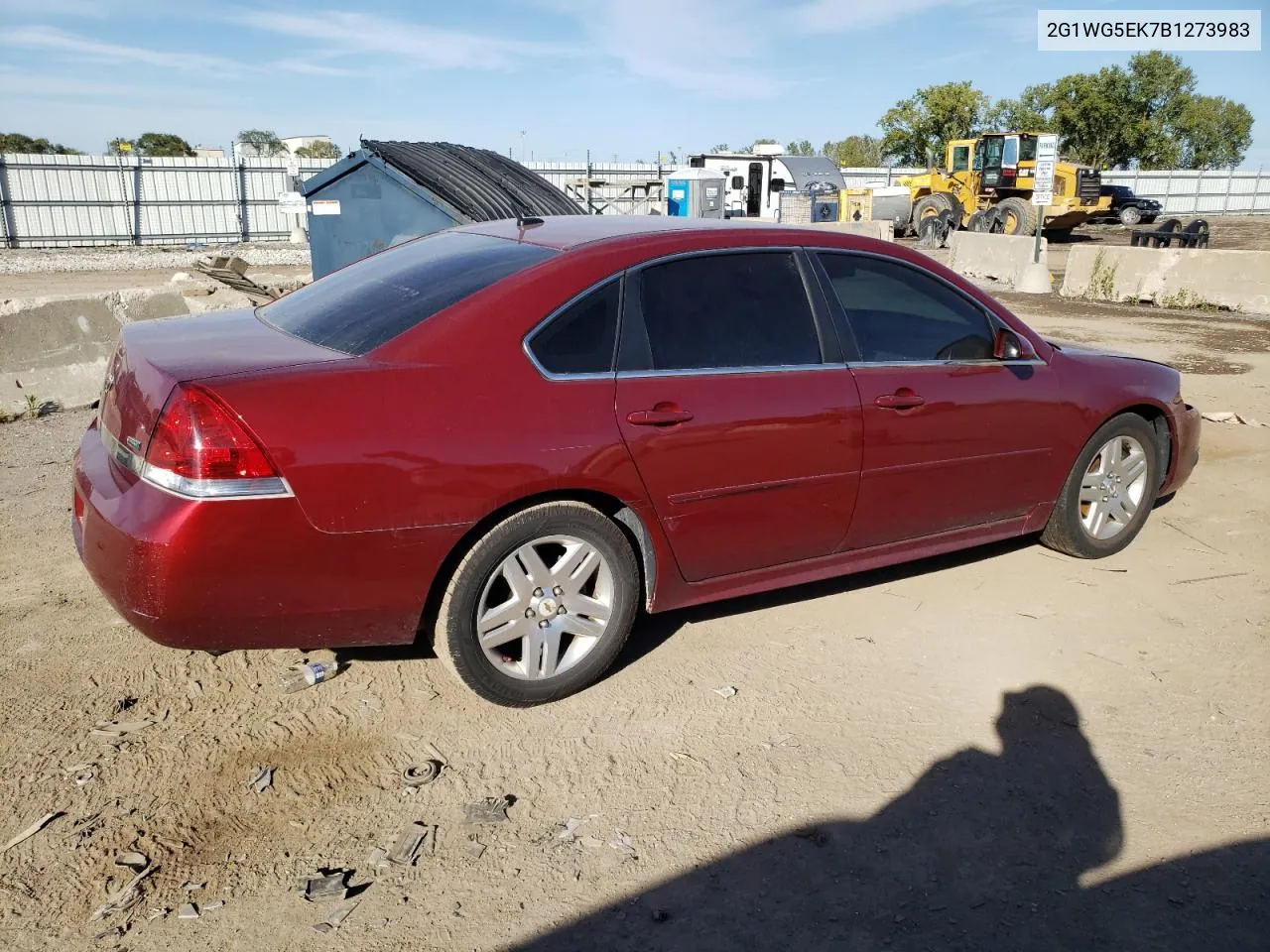 2011 Chevrolet Impala Lt VIN: 2G1WG5EK7B1273983 Lot: 73638614