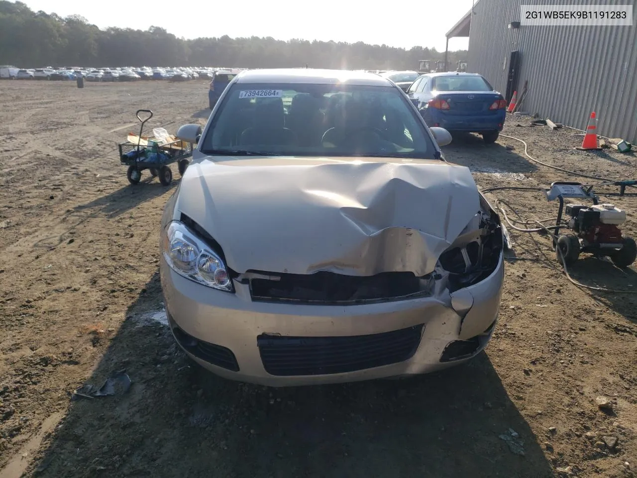 2011 Chevrolet Impala Lt VIN: 2G1WB5EK9B1191283 Lot: 73942664