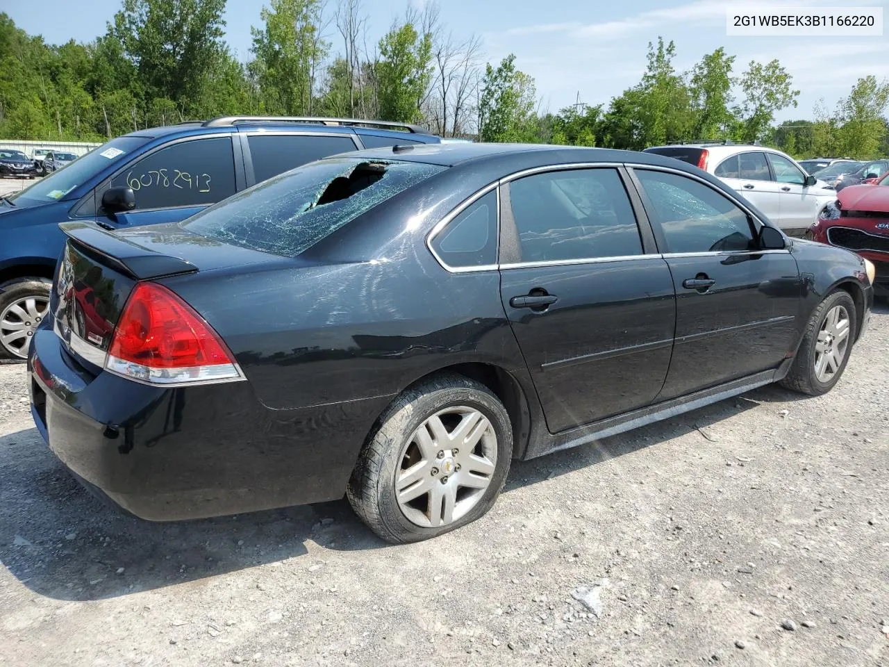 2011 Chevrolet Impala Lt VIN: 2G1WB5EK3B1166220 Lot: 74222034