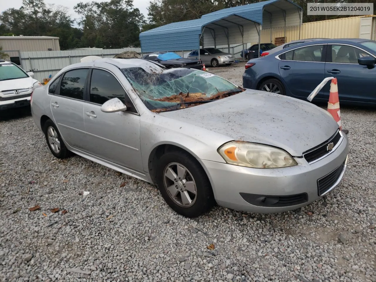 2011 Chevrolet Impala Lt VIN: 2G1WG5EK2B1204019 Lot: 74431544