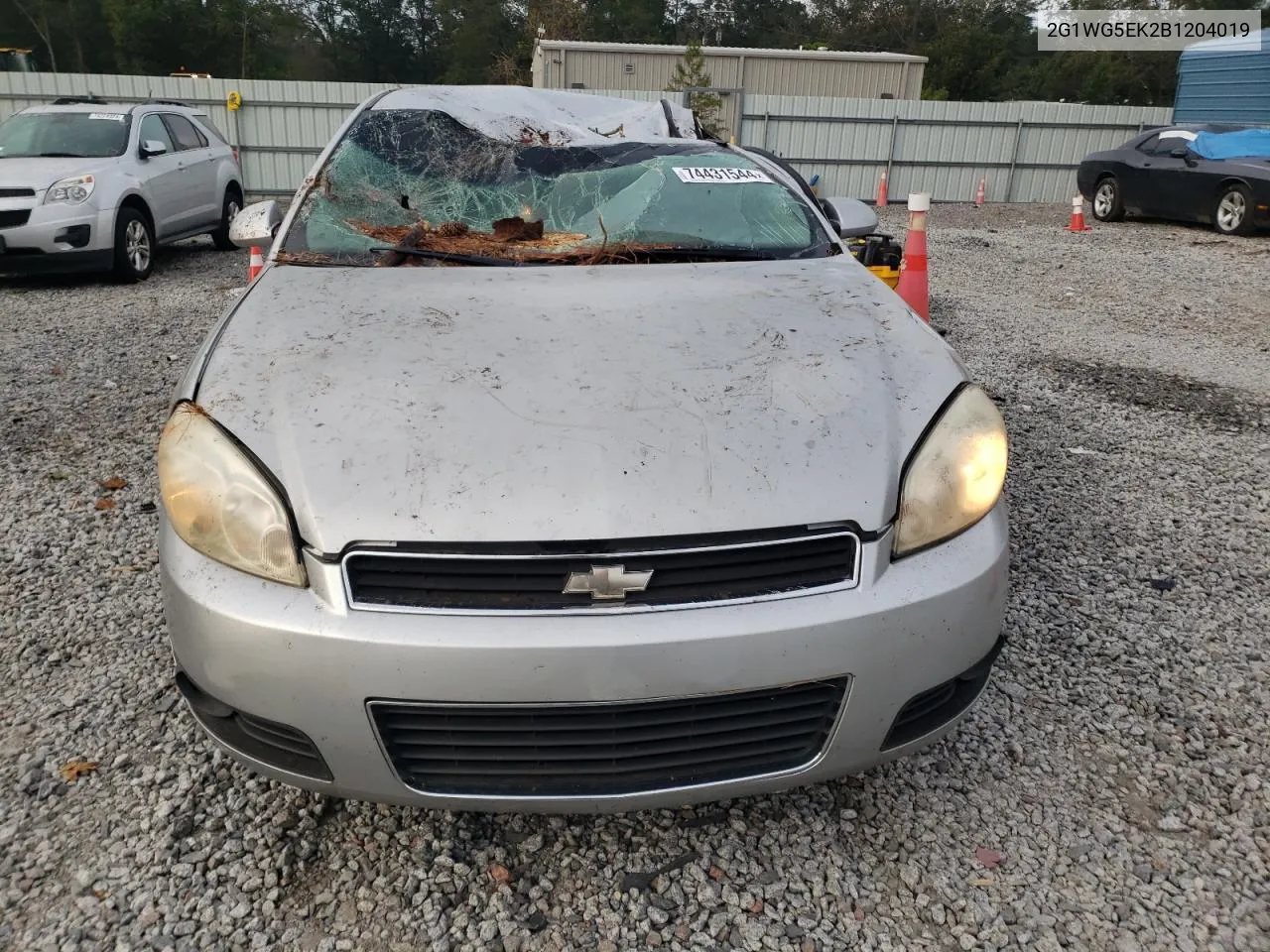 2011 Chevrolet Impala Lt VIN: 2G1WG5EK2B1204019 Lot: 74431544