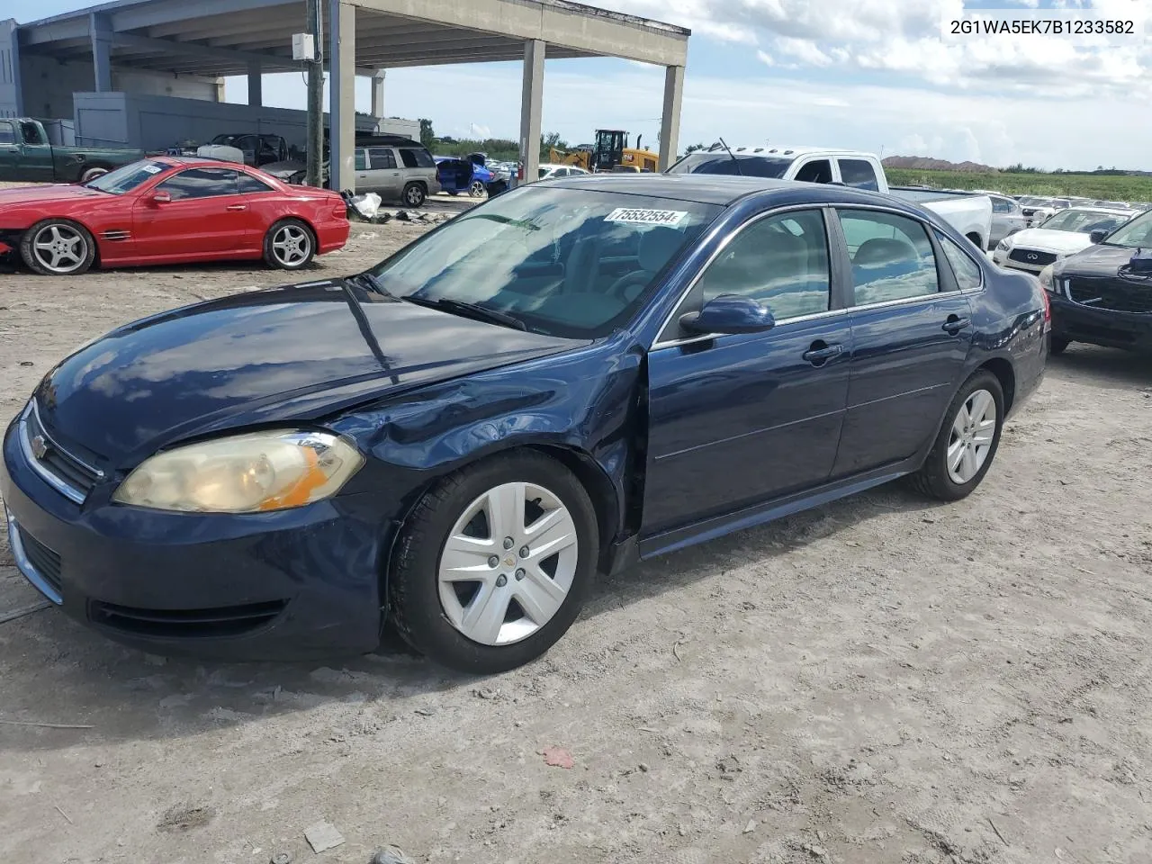 2011 Chevrolet Impala Ls VIN: 2G1WA5EK7B1233582 Lot: 75552554