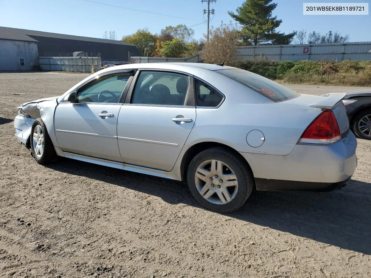 2011 Chevrolet Impala Lt VIN: 2G1WB5EK8B1189721 Lot: 75558394