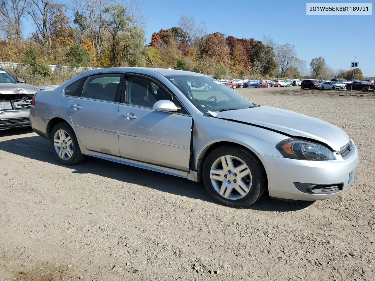 2011 Chevrolet Impala Lt VIN: 2G1WB5EK8B1189721 Lot: 75558394