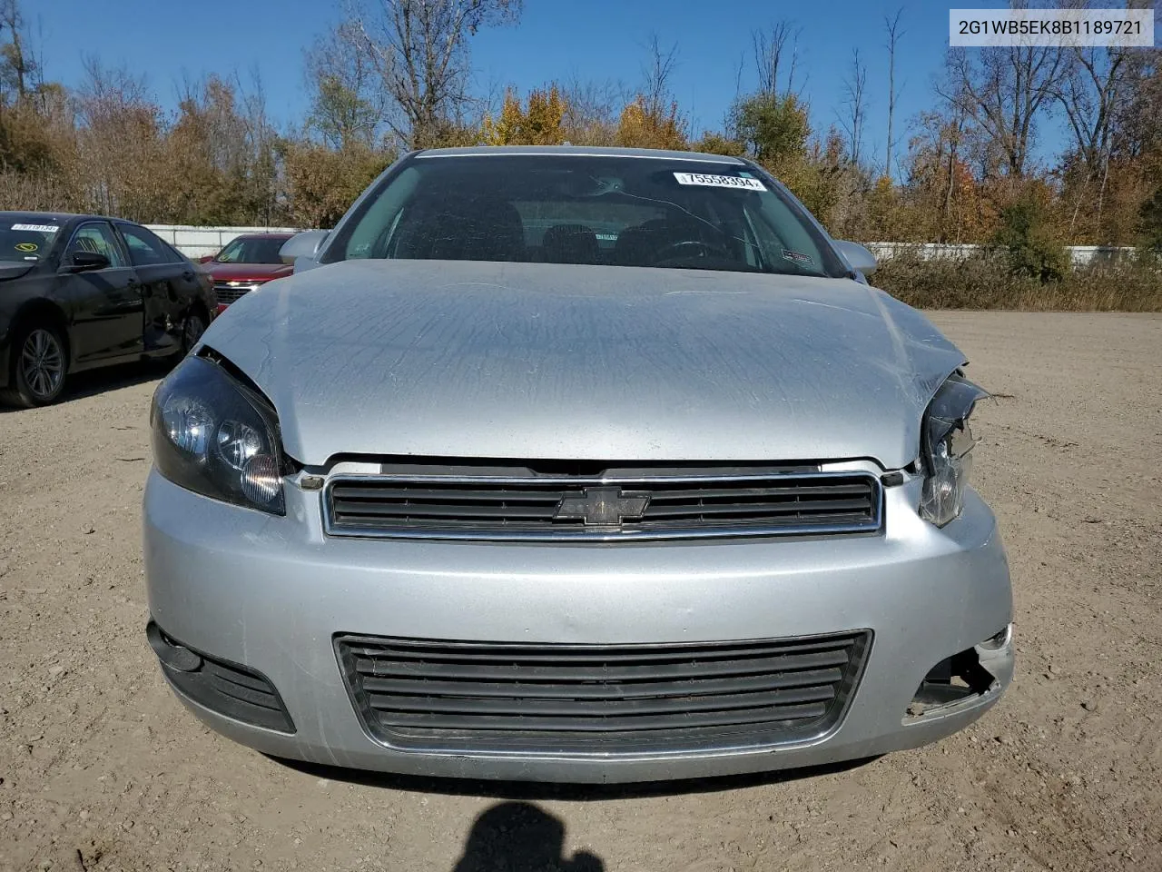 2011 Chevrolet Impala Lt VIN: 2G1WB5EK8B1189721 Lot: 75558394