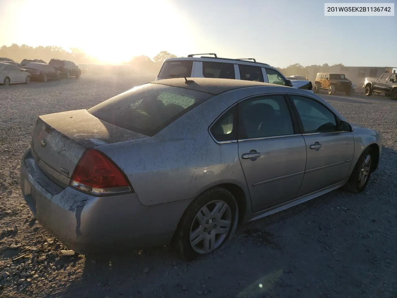 2011 Chevrolet Impala Lt VIN: 2G1WG5EK2B1136742 Lot: 75636824