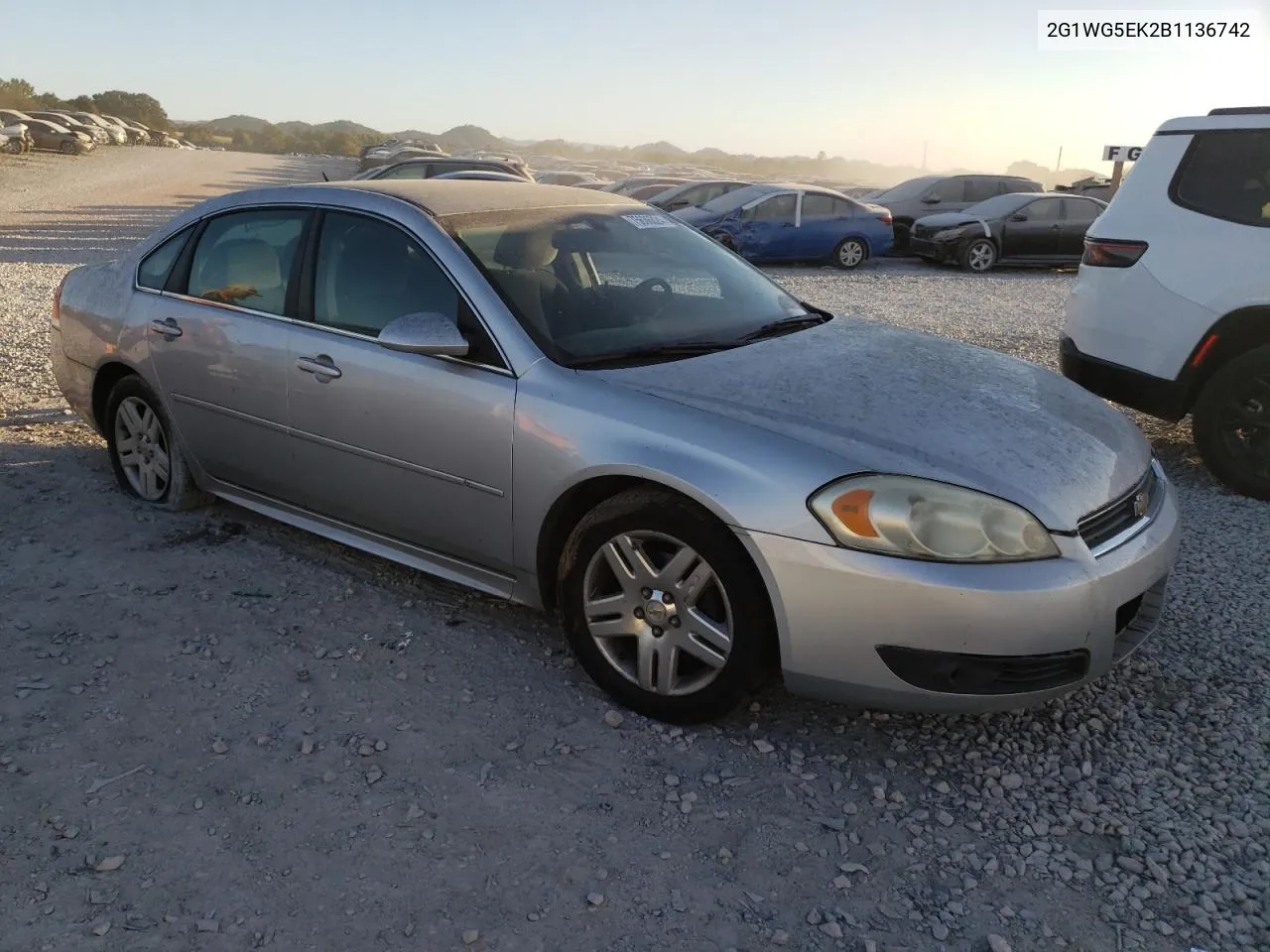 2011 Chevrolet Impala Lt VIN: 2G1WG5EK2B1136742 Lot: 75636824