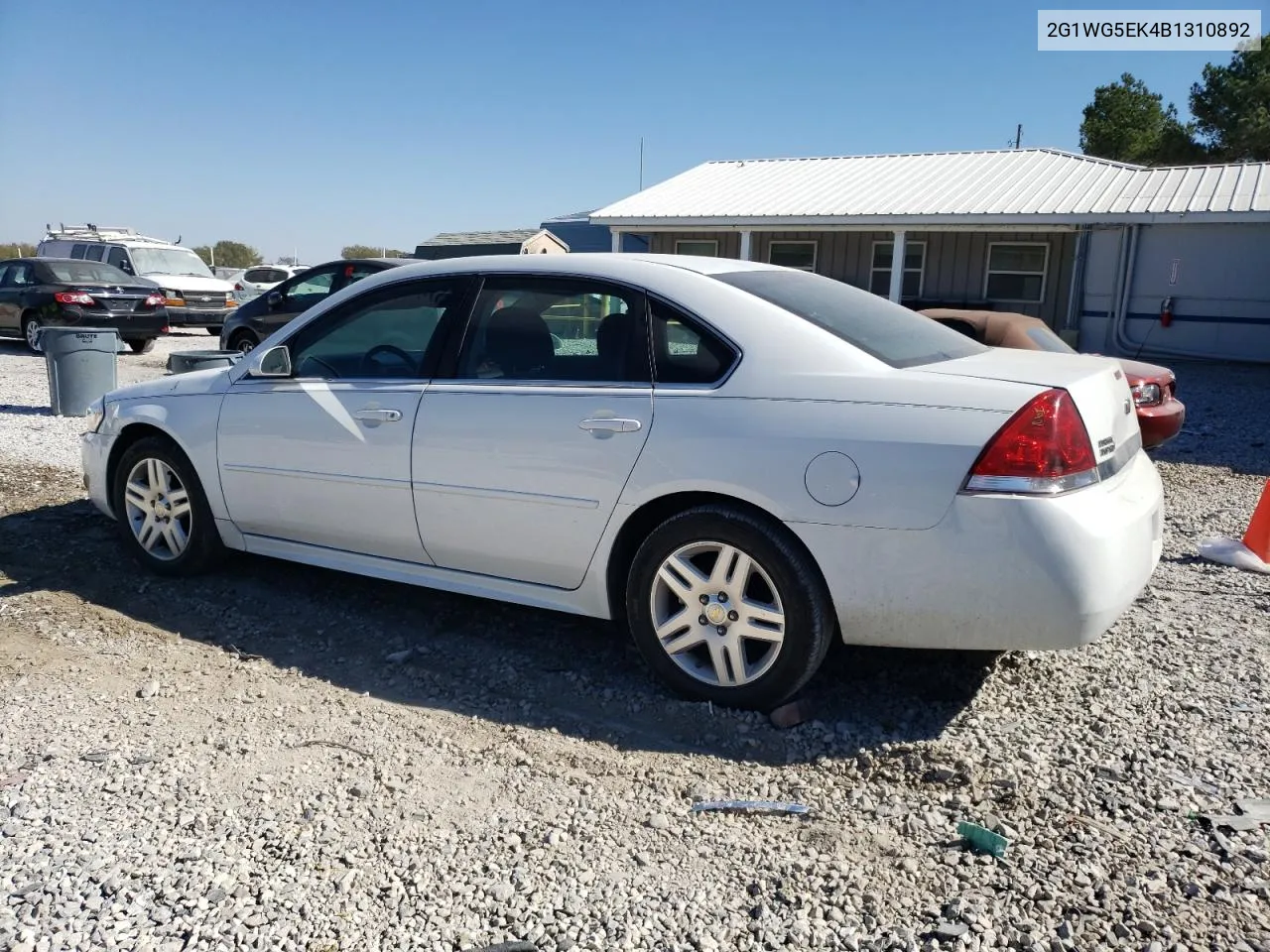 2011 Chevrolet Impala Lt VIN: 2G1WG5EK4B1310892 Lot: 76903024