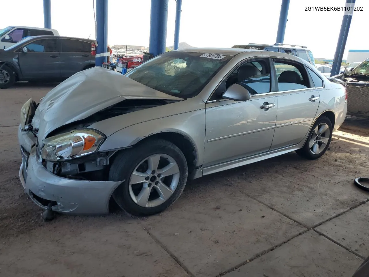 2011 Chevrolet Impala Lt VIN: 2G1WB5EK6B1101202 Lot: 77909794